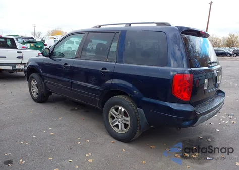 2004 Honda Pilot Ex-L from USA, damaged, VIN 2HKYF18594H529513